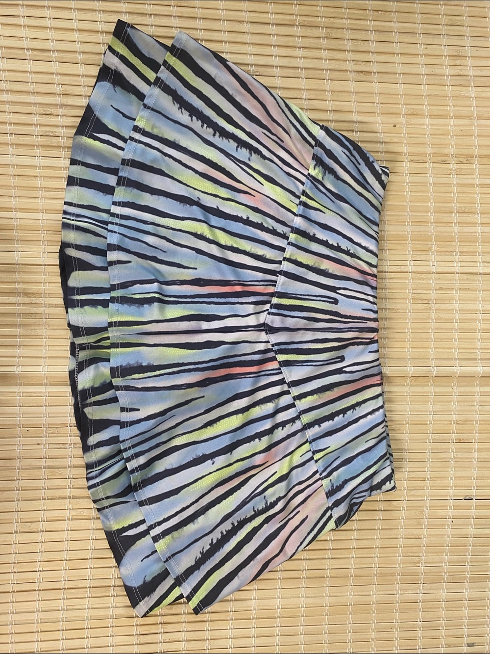 Lucky in Love Multicolor Striped Circle Skirt